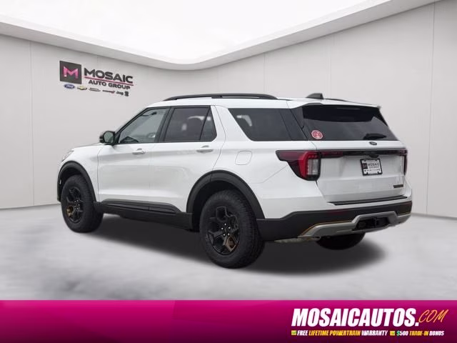 2026 Star White Metallic Tri-Coat Ford Explorer Tremor 4X4 SUV
