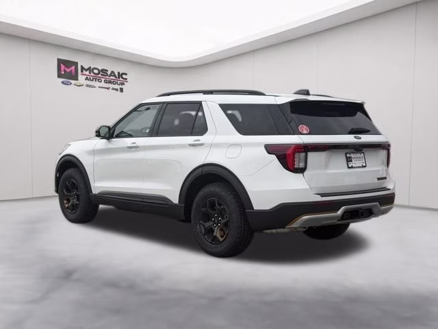 2026 Star White Metallic Tri-Coat Ford Explorer Tremor 4X4 SUV