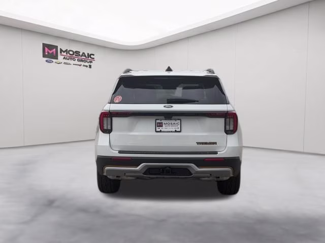 2026 Star White Metallic Tri-Coat Ford Explorer Tremor 4X4 SUV
