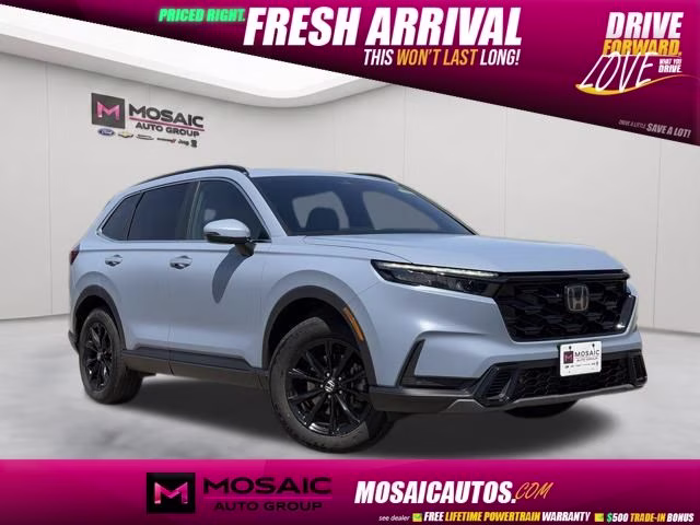 2024 Blue Honda CR-V Hybrid Sport-L AWD SUV