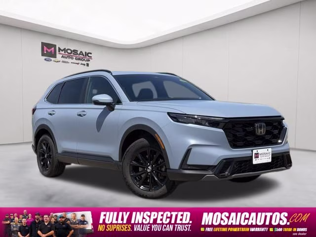 2024 Blue Honda CR-V Hybrid Sport-L AWD SUV