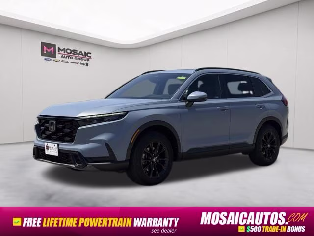 2024 Blue Honda CR-V Hybrid Sport-L AWD SUV