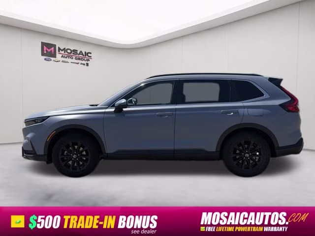 2024 Blue Honda CR-V Hybrid Sport-L AWD SUV
