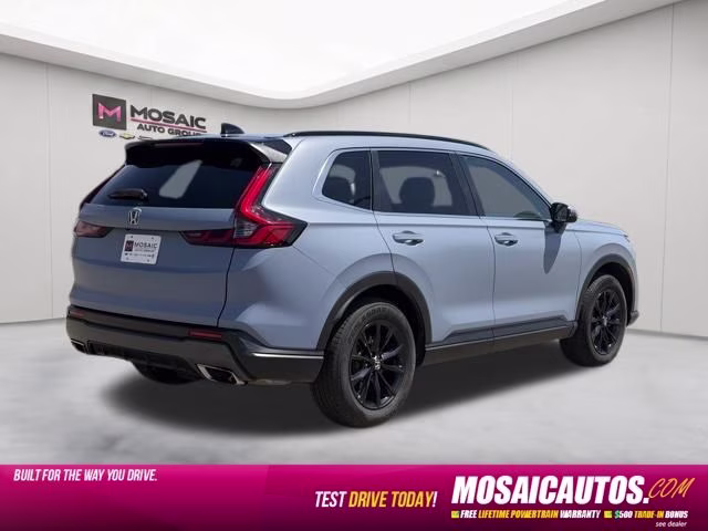 2024 Blue Honda CR-V Hybrid Sport-L AWD SUV