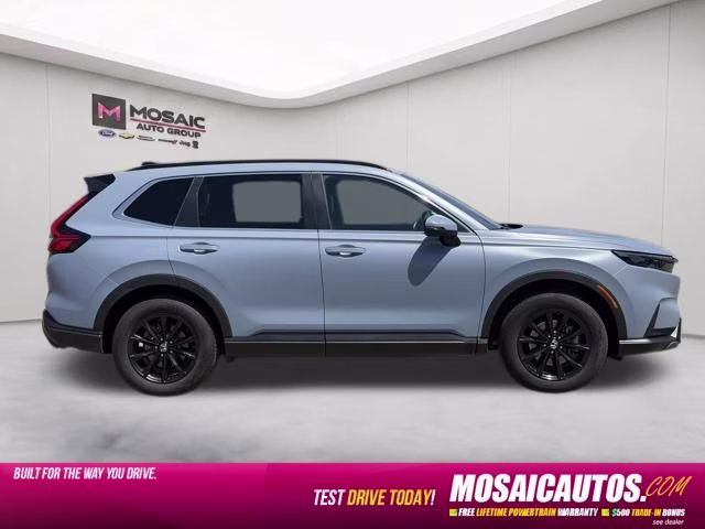 2024 Blue Honda CR-V Hybrid Sport-L AWD SUV