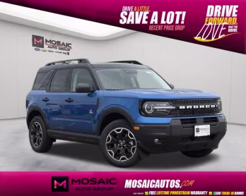 2026 Velocity Blue Metallic Ford Bronco Sport Outer Banks 4X4 SUV