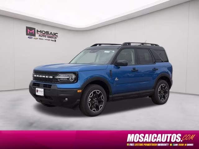 2026 Velocity Blue Metallic Ford Bronco Sport Outer Banks 4X4 SUV