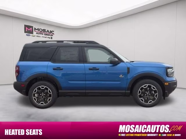 2026 Velocity Blue Metallic Ford Bronco Sport Outer Banks 4X4 SUV