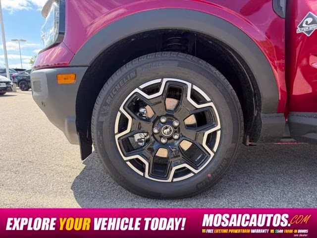 2026 Ruby Red Metallic Tinted Clearcoat Ford Bronco Sport Outer Banks 4X4 SUV