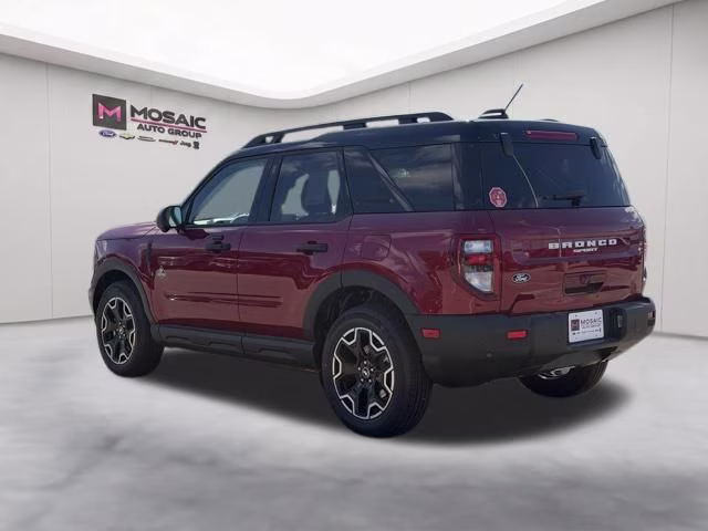 2026 Ruby Red Metallic Tinted Clearcoat Ford Bronco Sport Outer Banks 4X4 SUV