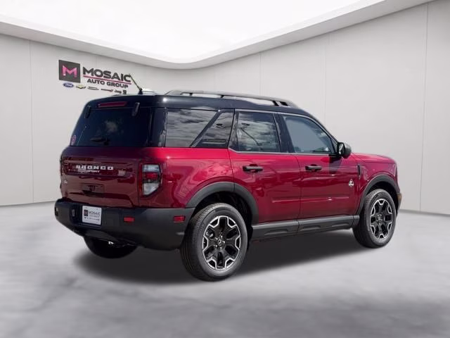 2026 Ruby Red Metallic Tinted Clearcoat Ford Bronco Sport Outer Banks 4X4 SUV