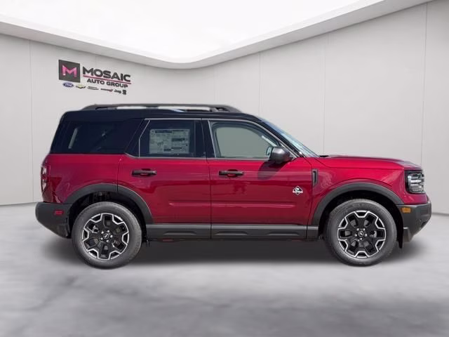 2026 Ruby Red Metallic Tinted Clearcoat Ford Bronco Sport Outer Banks 4X4 SUV