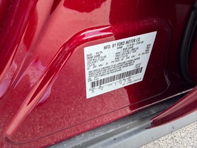 2026 Ruby Red Metallic Tinted Clearcoat Ford Maverick XLT AWD Truck