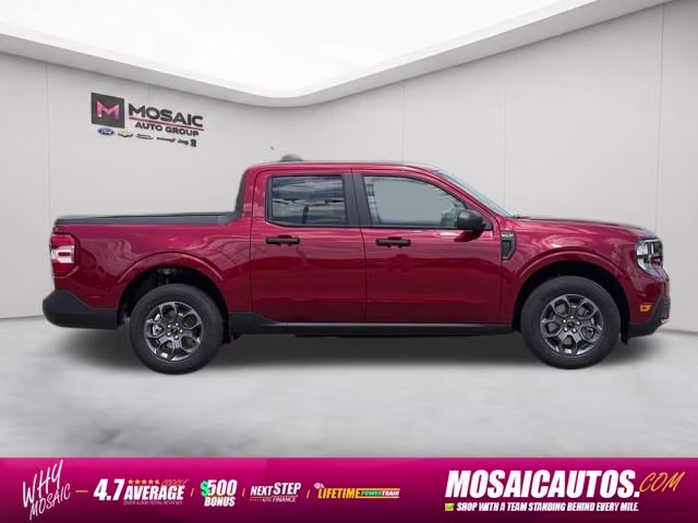 2026 Ruby Red Metallic Tinted Clearcoat Ford Maverick XLT AWD Truck