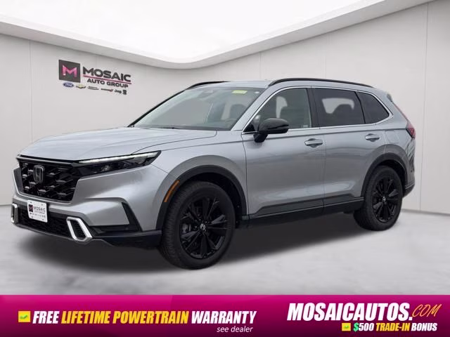 2023 Silver Honda CR-V Hybrid Sport Touring AWD SUV