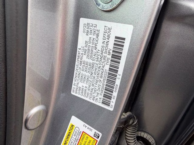 2023 Silver Honda CR-V Hybrid Sport Touring AWD SUV