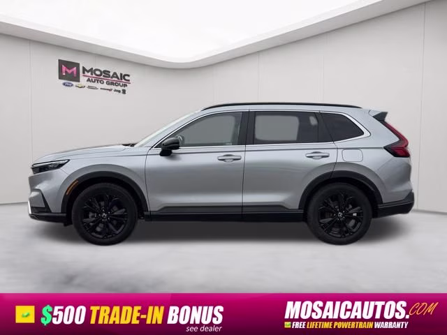 2023 Silver Honda CR-V Hybrid Sport Touring AWD SUV