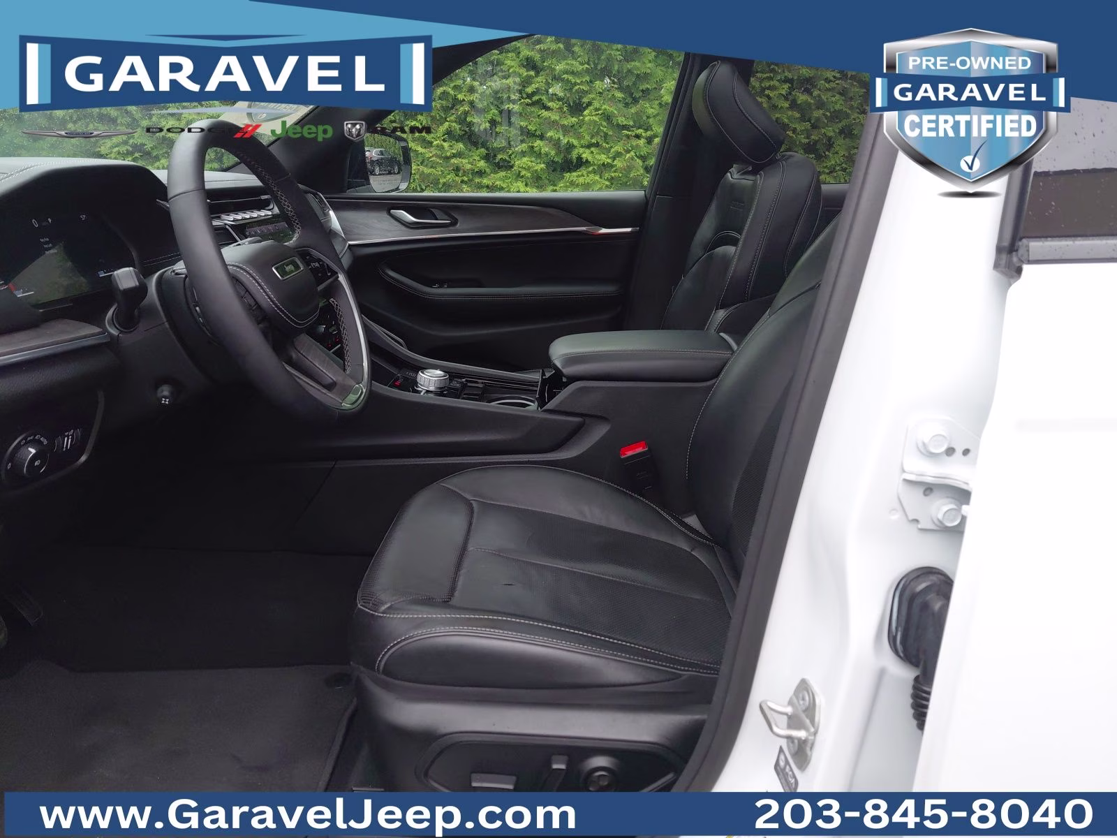 2023 Bright White Clearcoat Jeep Grand Cherokee L Overland 4X4 SUV