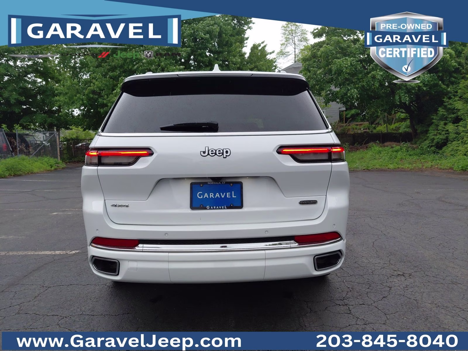 2023 Bright White Clearcoat Jeep Grand Cherokee L Overland 4X4 SUV