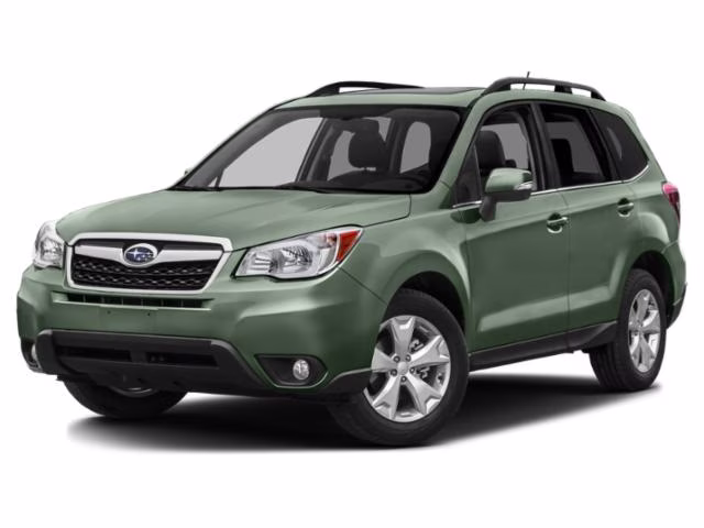 2015 Jasmine Green Metallic Subaru Forester 2.5i Touring AWD SUV
