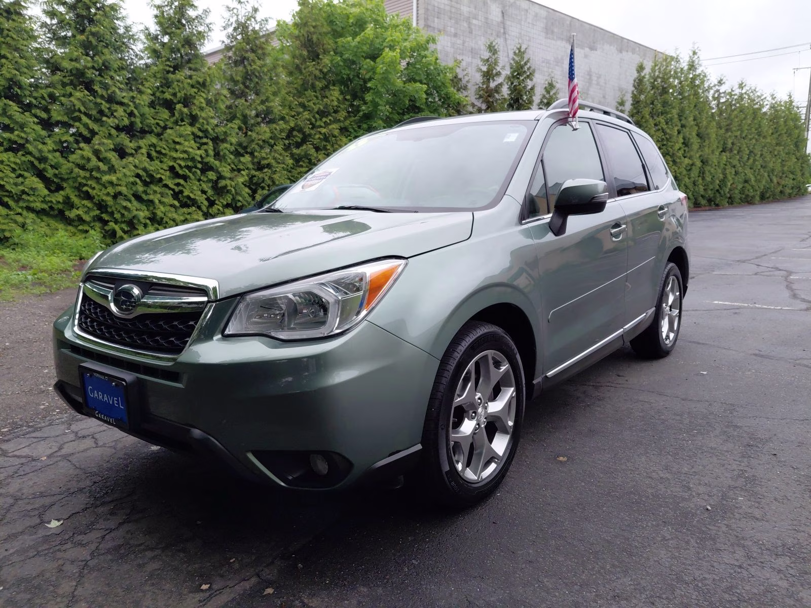 2015 Jasmine Green Metallic Subaru Forester 2.5i Touring AWD SUV