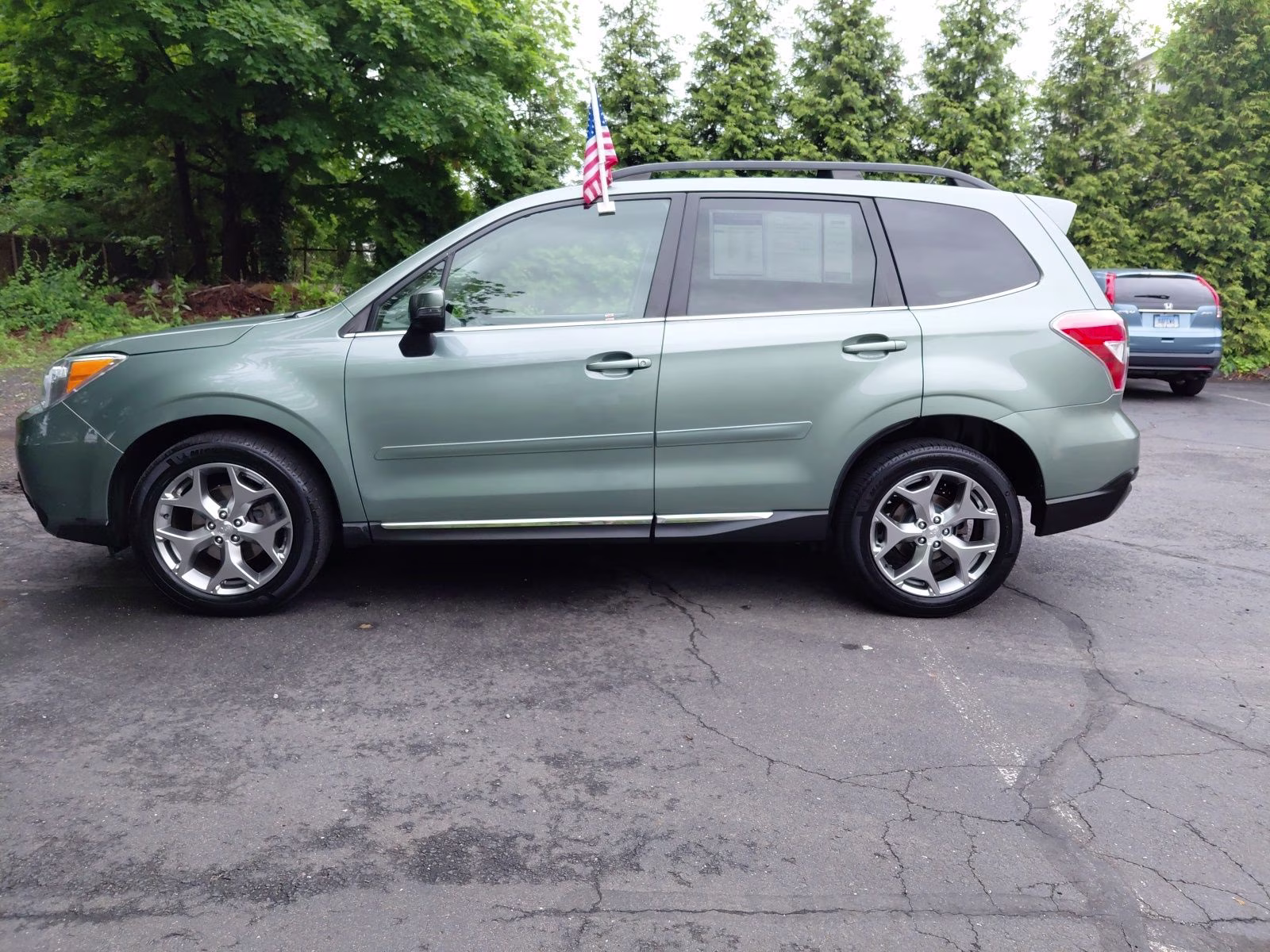 2015 Jasmine Green Metallic Subaru Forester 2.5i Touring AWD SUV