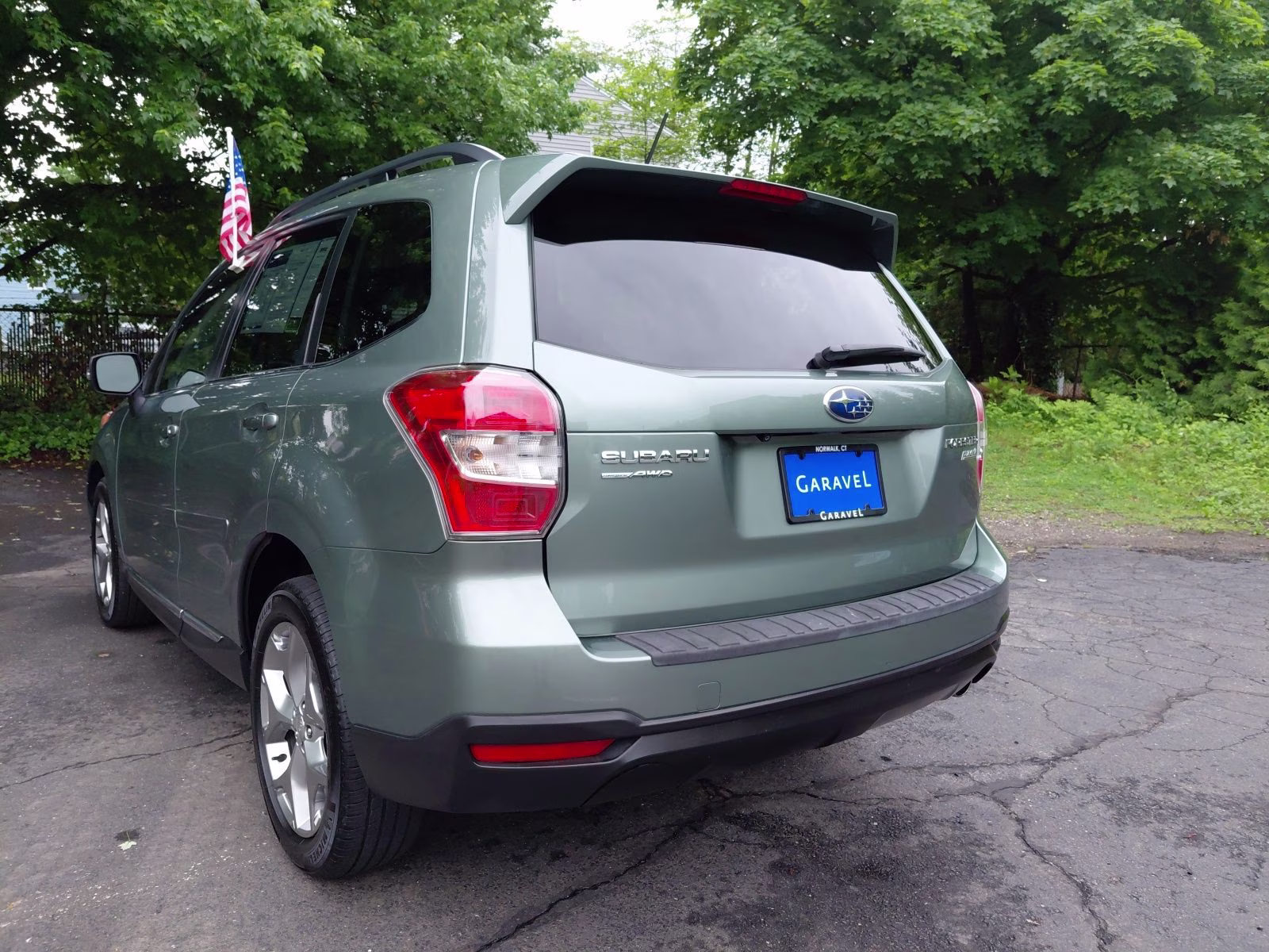 2015 Jasmine Green Metallic Subaru Forester 2.5i Touring AWD SUV