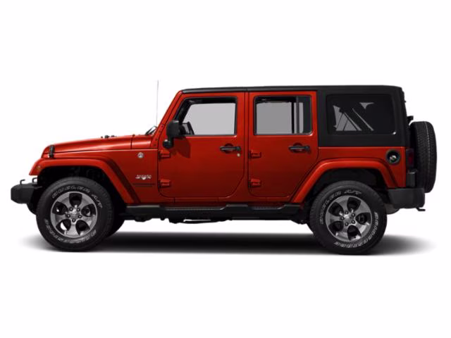 2015 Sunset Orange Pearlcoat Jeep Wrangler Sahara 4X4 SUV