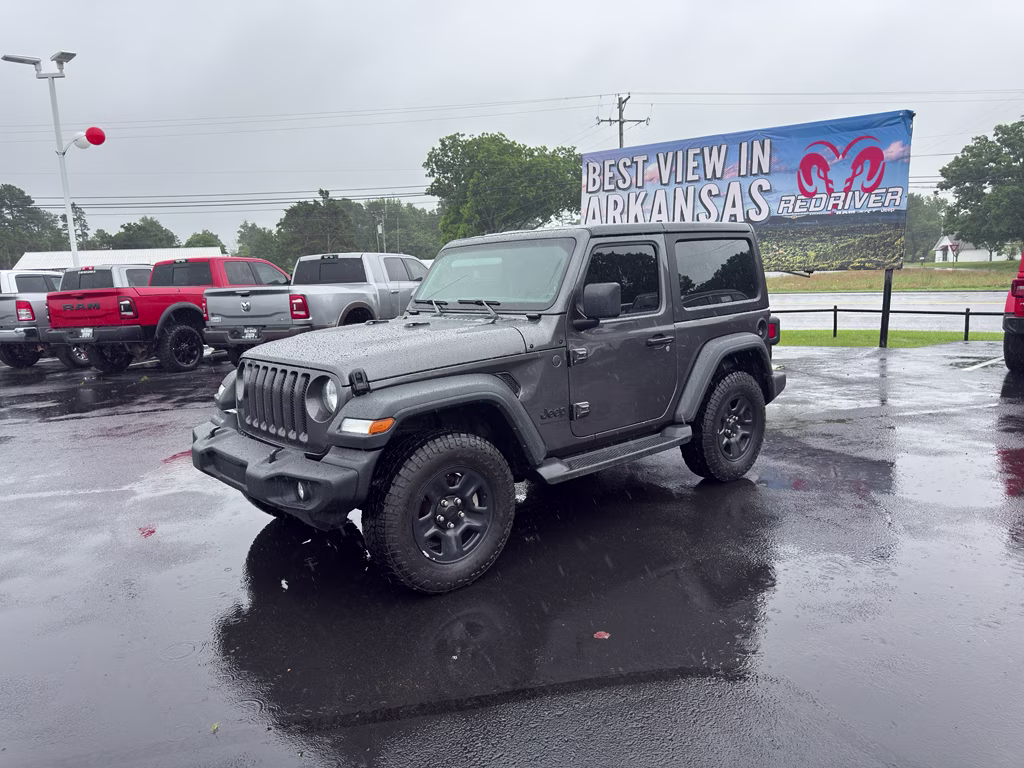 2023 Granite Crystal Metallic Clearcoat Jeep Wrangler Sport 4X4 SUV