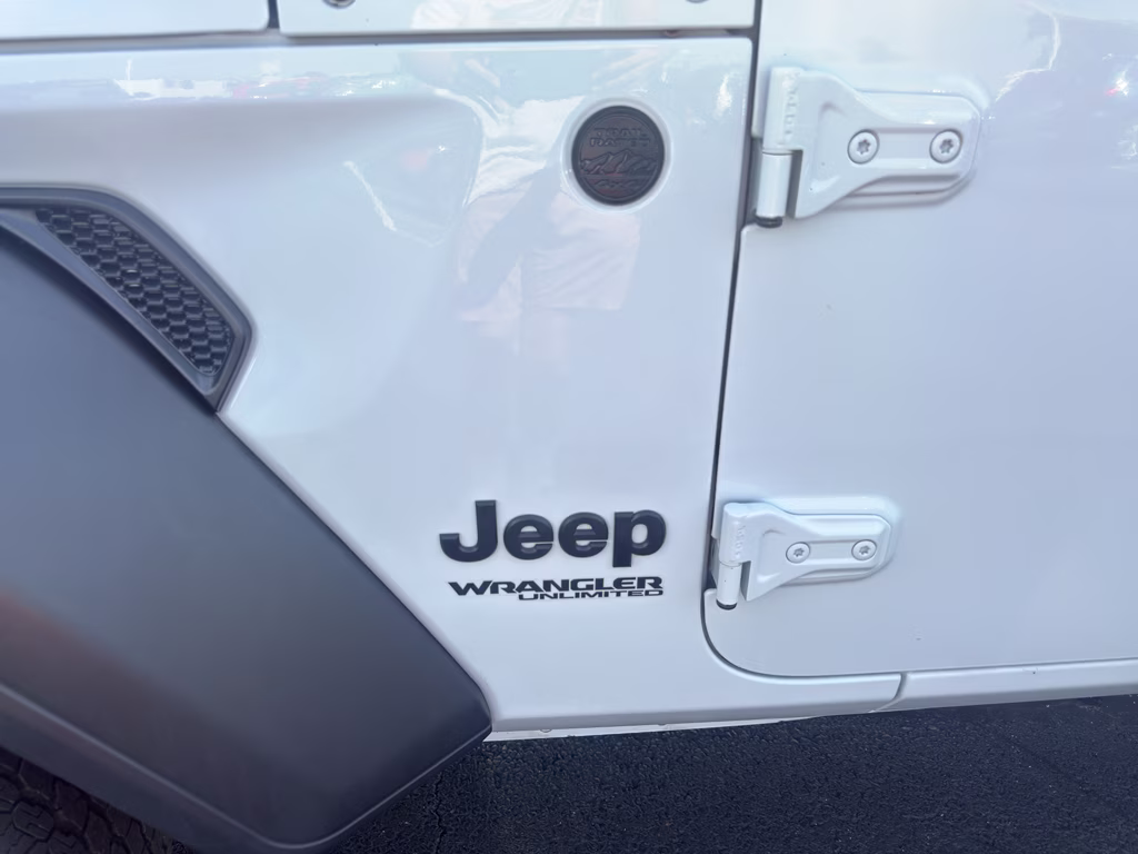2022 Bright White Clearcoat Jeep Wrangler Unlimited Sport S 4X4 SUV