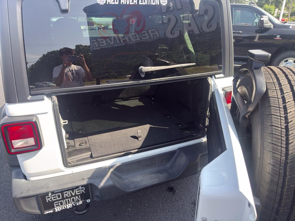 2022 Bright White Clearcoat Jeep Wrangler Unlimited Sport S 4X4 SUV