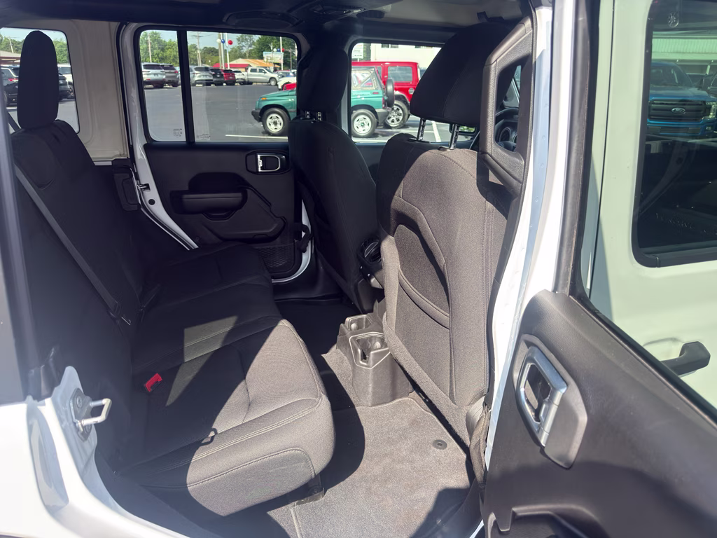 2022 Bright White Clearcoat Jeep Wrangler Unlimited Sport S 4X4 SUV
