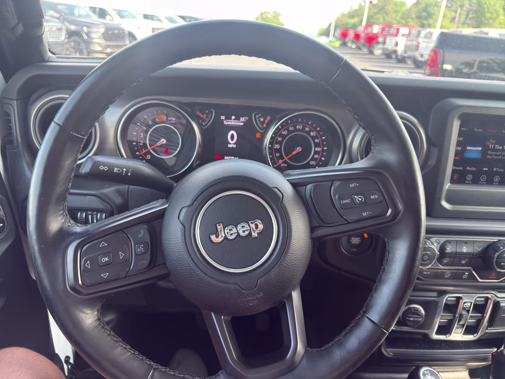 2022 Bright White Clearcoat Jeep Wrangler Unlimited Sport S 4X4 SUV