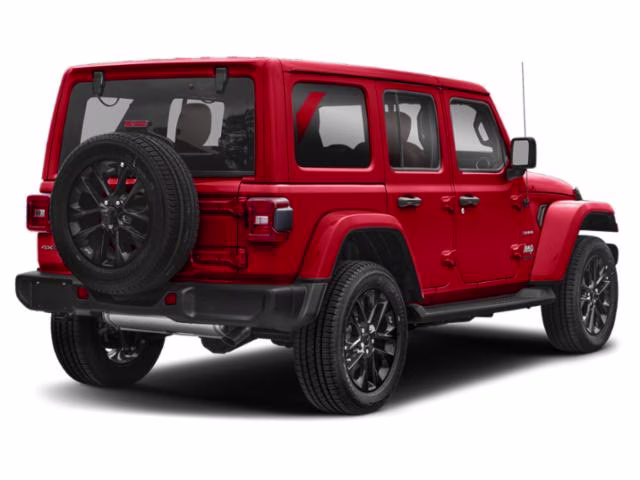 2021 Firecracker Red Clearcoat Jeep Wrangler 4xe Unlimited Sahara 4X4 SUV
