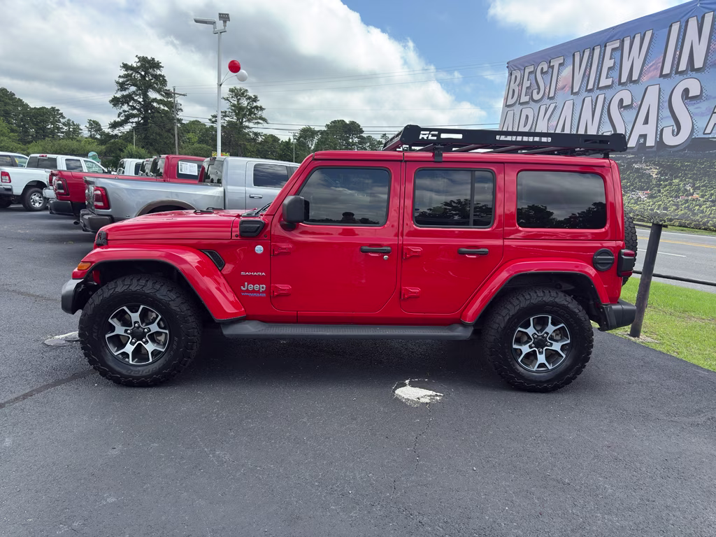 2021 Firecracker Red Clearcoat Jeep Wrangler 4xe Unlimited Sahara 4X4 SUV