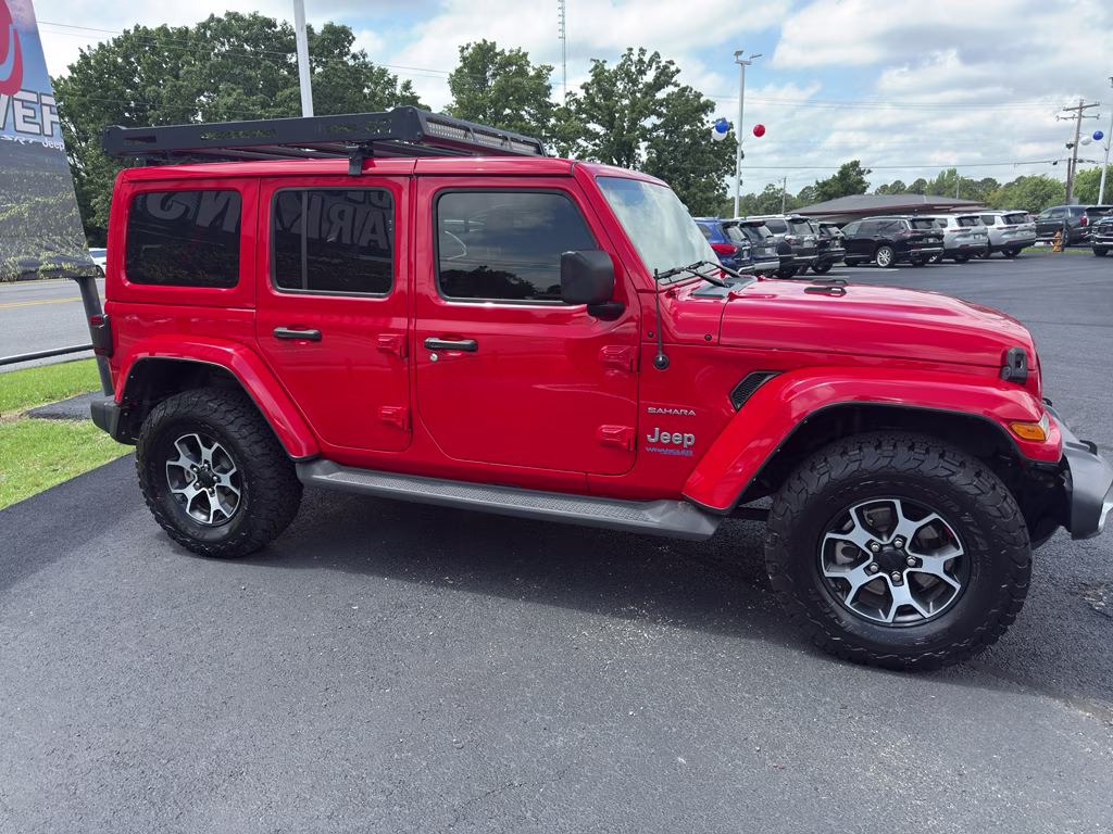 2021 Firecracker Red Clearcoat Jeep Wrangler 4xe Unlimited Sahara 4X4 SUV