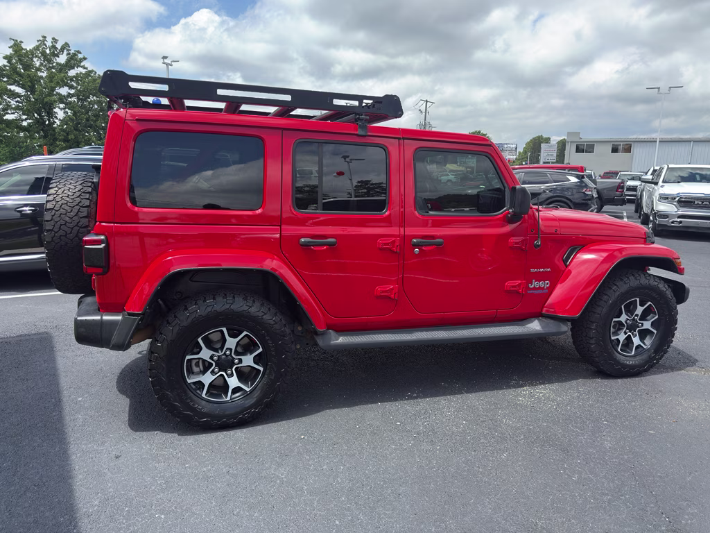 2021 Firecracker Red Clearcoat Jeep Wrangler 4xe Unlimited Sahara 4X4 SUV