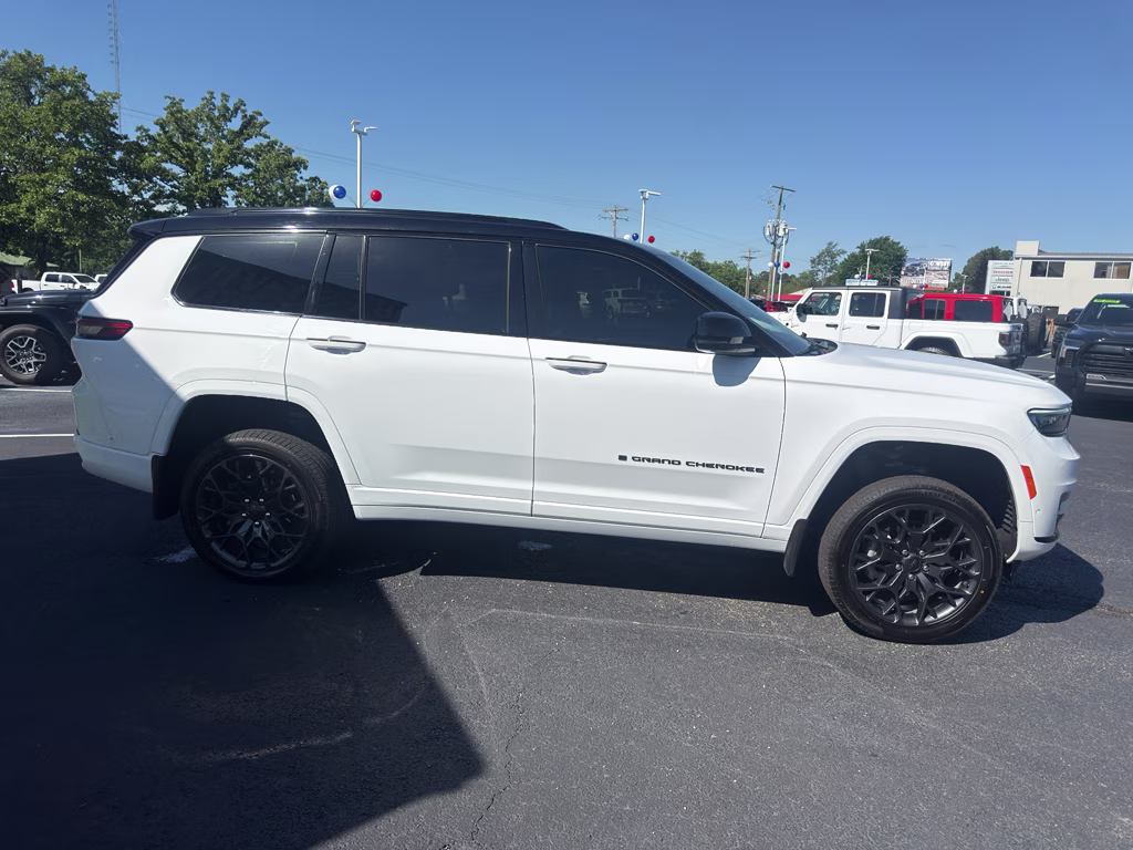 2024 Bright White Clearcoat Jeep Grand Cherokee L Summit Reserve 4X4 SUV