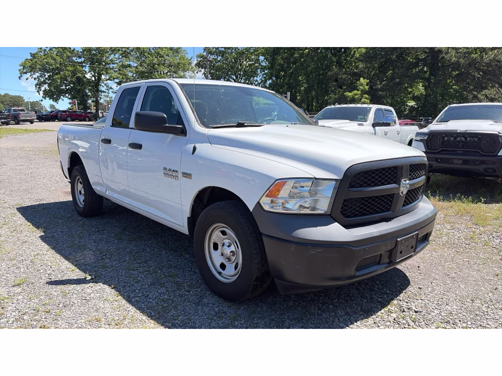 2018 Bright White Clearcoat Ram 1500 Tradesman 4X4 Truck