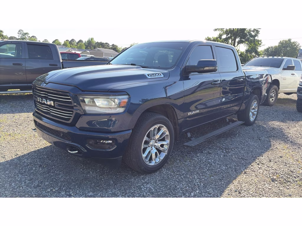 2023 Patriot Blue Pearlcoat Ram 1500 Laramie RWD Truck