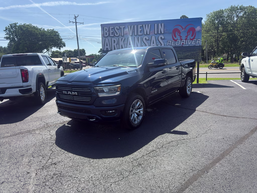 2023 Patriot Blue Pearlcoat Ram 1500 Laramie RWD Truck