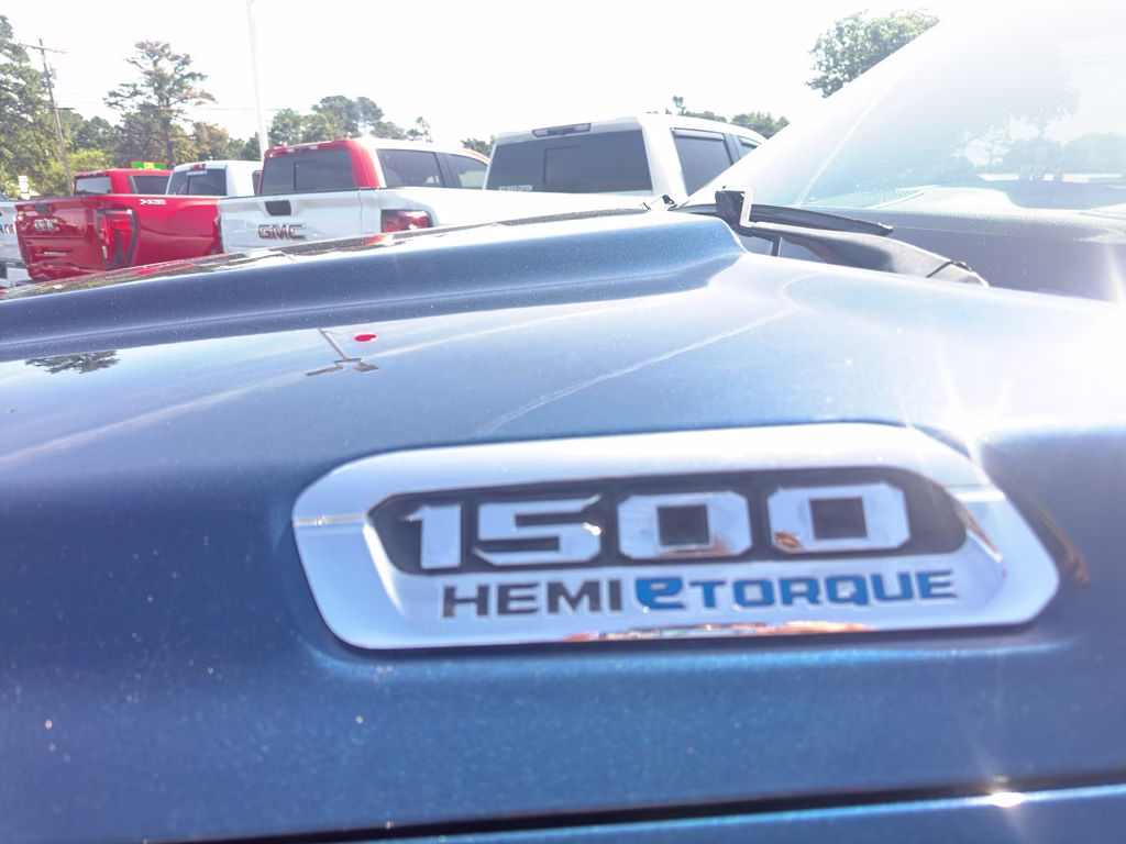 2023 Patriot Blue Pearlcoat Ram 1500 Laramie RWD Truck
