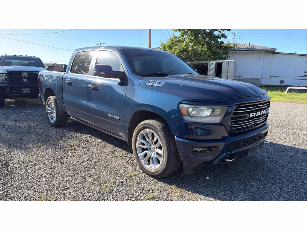 2023 Patriot Blue Pearlcoat Ram 1500 Laramie RWD Truck