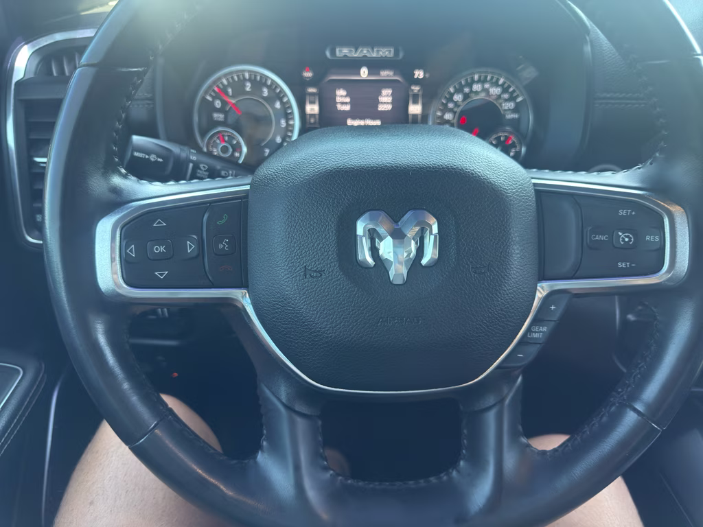 2023 Patriot Blue Pearlcoat Ram 1500 Laramie RWD Truck