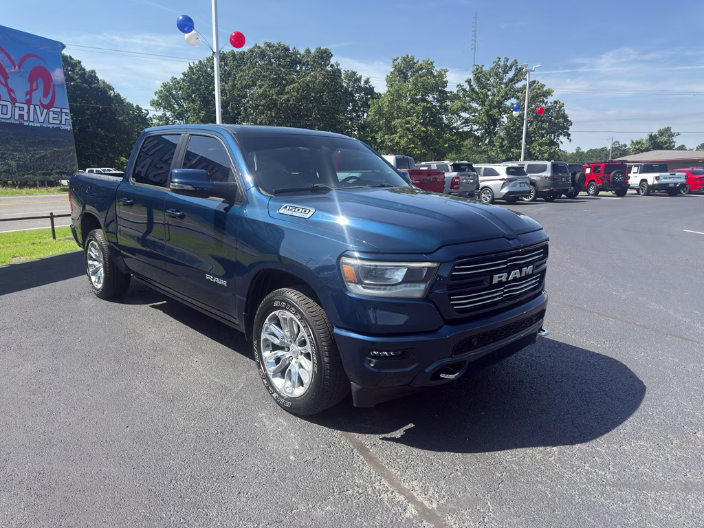 2023 Patriot Blue Pearlcoat Ram 1500 Laramie RWD Truck