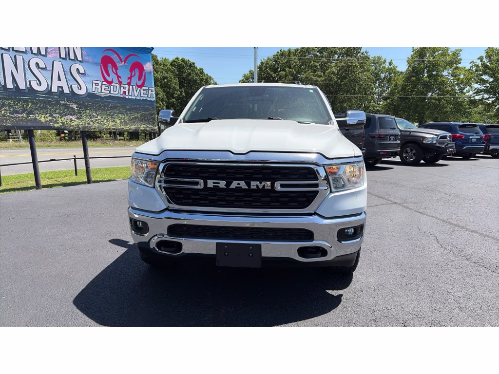 2024 Bright White Clearcoat Ram 1500 Big Horn 4X4 Truck