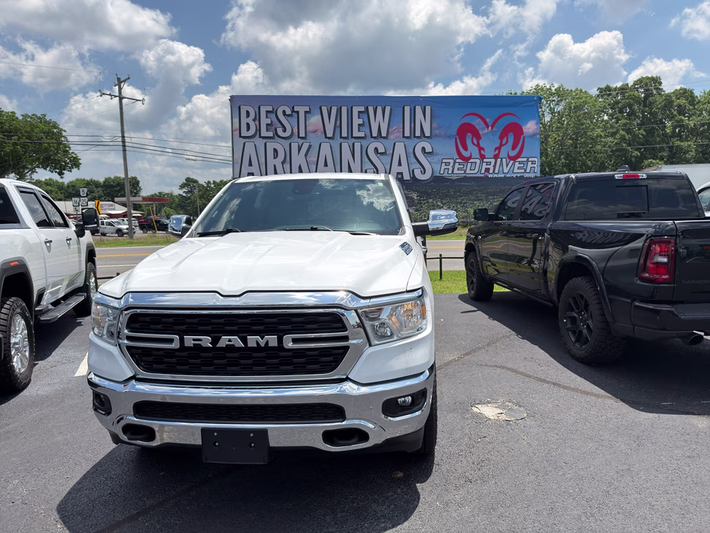 2024 Bright White Clearcoat Ram 1500 Big Horn 4X4 Truck