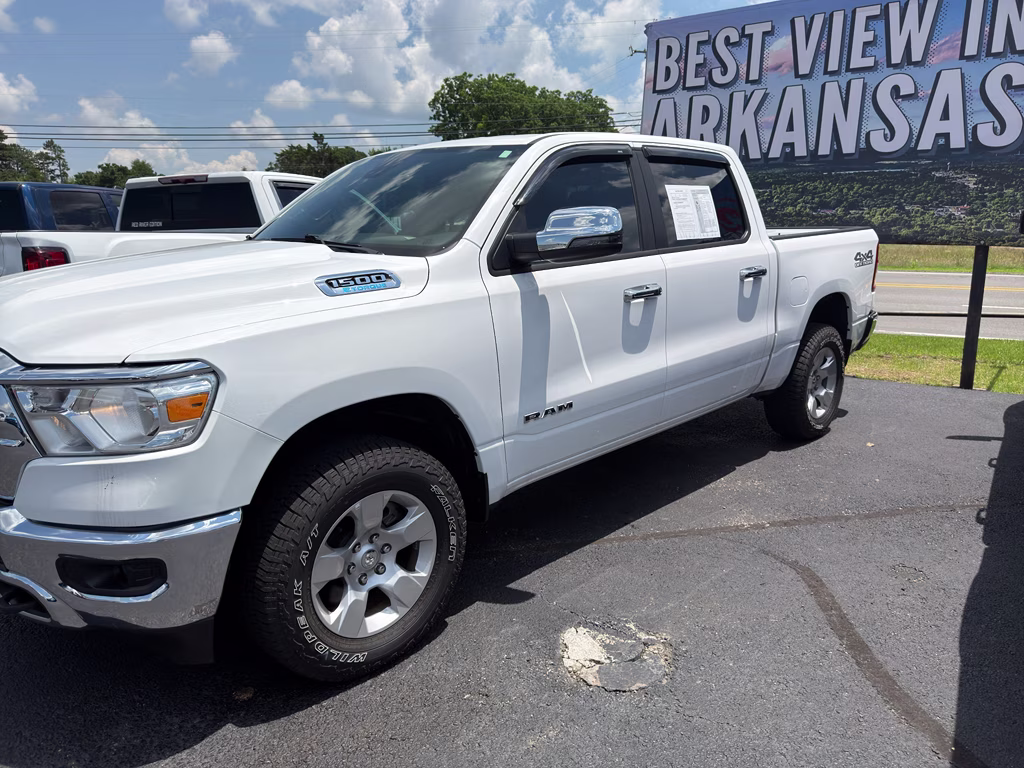 2024 Bright White Clearcoat Ram 1500 Big Horn 4X4 Truck