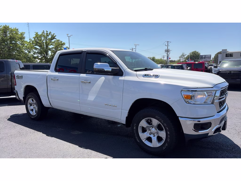 2024 Bright White Clearcoat Ram 1500 Big Horn 4X4 Truck