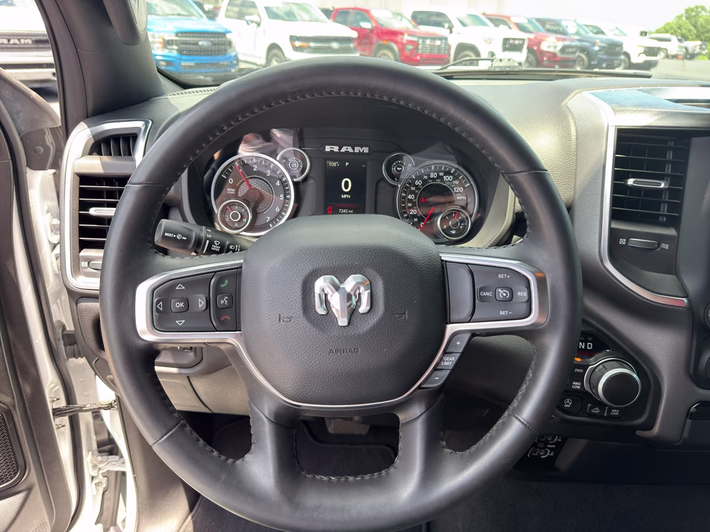 2024 Bright White Clearcoat Ram 1500 Big Horn 4X4 Truck